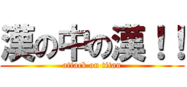 漢の中の漢！！ (attack on titan)