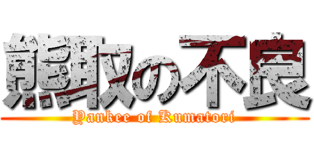 熊取の不良 (Yankee of Kumatori)