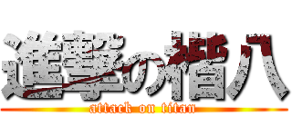 進撃の楷八 (attack on titan)