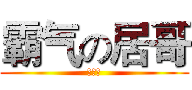 霸气の居哥 (非常拽)