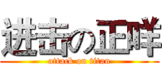 进击の正咩 (attack on titan)