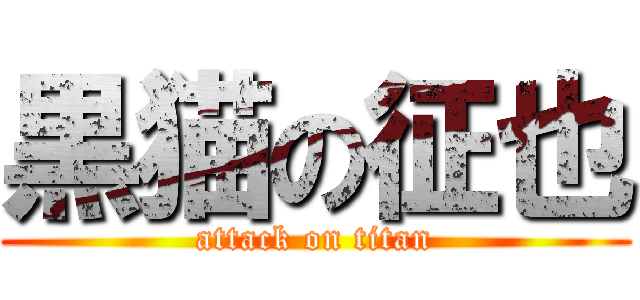 黒猫の征也 (attack on titan)