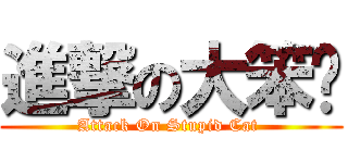 進撃の大笨貓 (Attack On Stupid Cat )