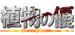 植物の優 (Best Plant!)