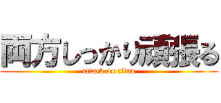 両方しっかり頑張る (attack on titan)