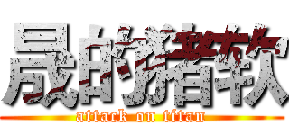 晟的猪软 (attack on titan)