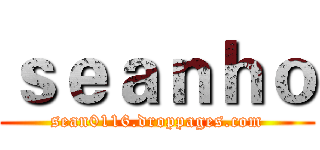 ｓｅａｎｈｏ (sean0116.droppages.com)