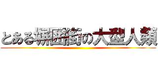 とある塀囲街の大型人類 ()