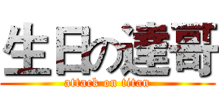 生日の達哥 (attack on titan)