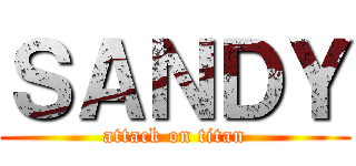 ＳＡＮＤＹ (attack on titan)