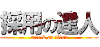 採用の達人 (attack on titan)