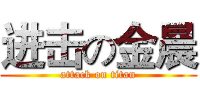 进击の金晨 (attack on titan)