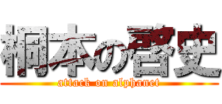 桐本の啓史 (attack on alphanet)