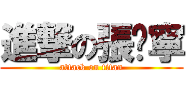 進撃の張芷寧 (attack on titan)
