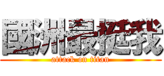國洲最挺我 (attack on titan)