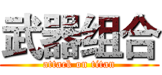 武器组合 (attack on titan)
