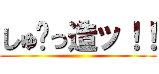しゅ〜っ造ッ！！ ()