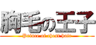 胸毛の王子 (Prince of chest hair)