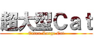 超大型Ｃａｔ (Extra-Large Cat)
