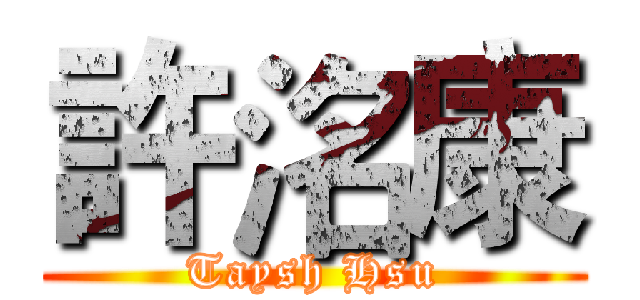 許洺康 (Taysh Hsu)