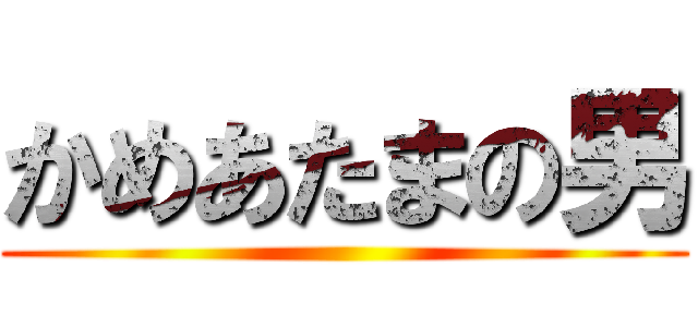かめあたまの男 ()