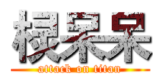 棂呆呆 (attack on titan)