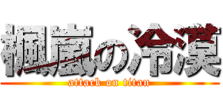楓嵐の冷漠 (attack on titan)