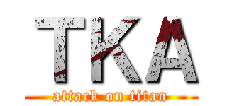 ＴＫＡ (attack on titan)