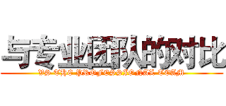 与专业团队的对比 (VS THE PROFESSIONAL TEAM)