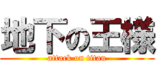 地下の王様 (attack on titan)