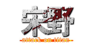 宋野 (attack on titan)