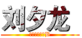 刘夕龙
 (一个神奇小二B)