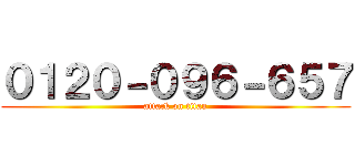 ０１２０－０９６－６５７ (attack on titan)
