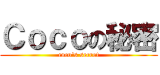 Ｃｏｃｏの秘密 (coco\'s secret)