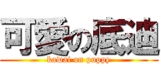 可愛の底迪 (kawai on puppy)