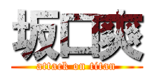 坂口爽 (attack on titan)