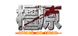 橿原 (attack on titan)