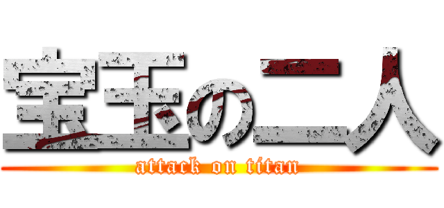 宝玉の二人 (attack on titan)