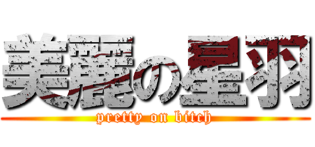 美麗の星羽 (pretty on bitch)