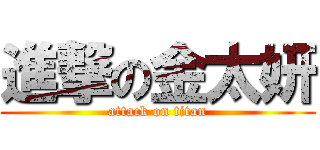 進撃の金太妍 (attack on titan)