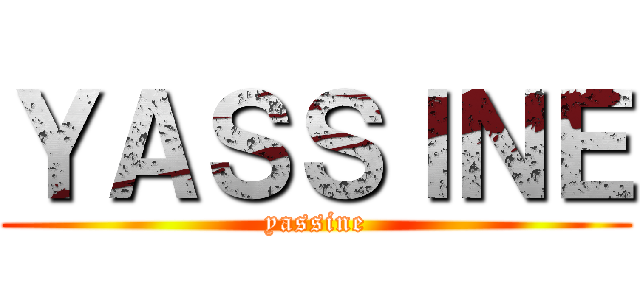 ＹＡＳＳＩＮＥ (yassine)