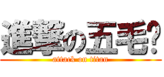 進撃の五毛军 (attack on titan)