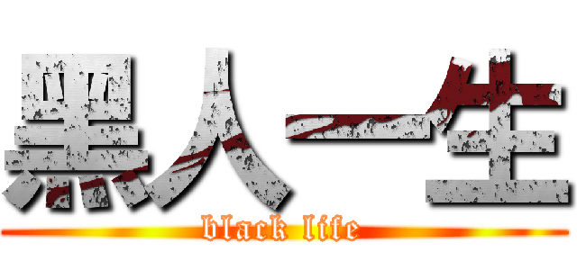 黑人一生 (black life)
