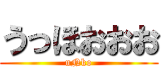 うっほおおお (uNko)