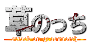 草のっち (attack on grassnotch)