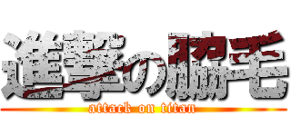 進撃の脇毛 (attack on titan)