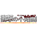 衝撃の不始動 (attack of conical shock )