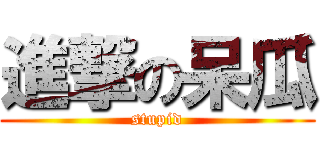 進撃の呆瓜 (stupid)