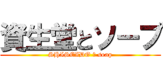 資生堂とソープ (SHISEIDO ＆ soap)