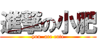 進撃の小肥 (you  are cute)
